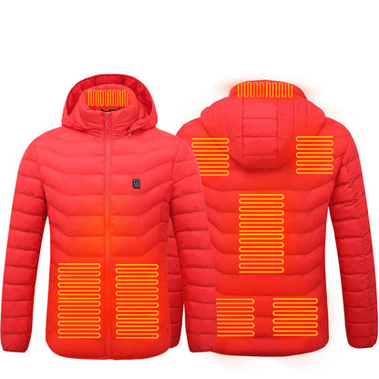 Verwarmde Thermojas/Winterjas Wind - en Waterdicht - unisex