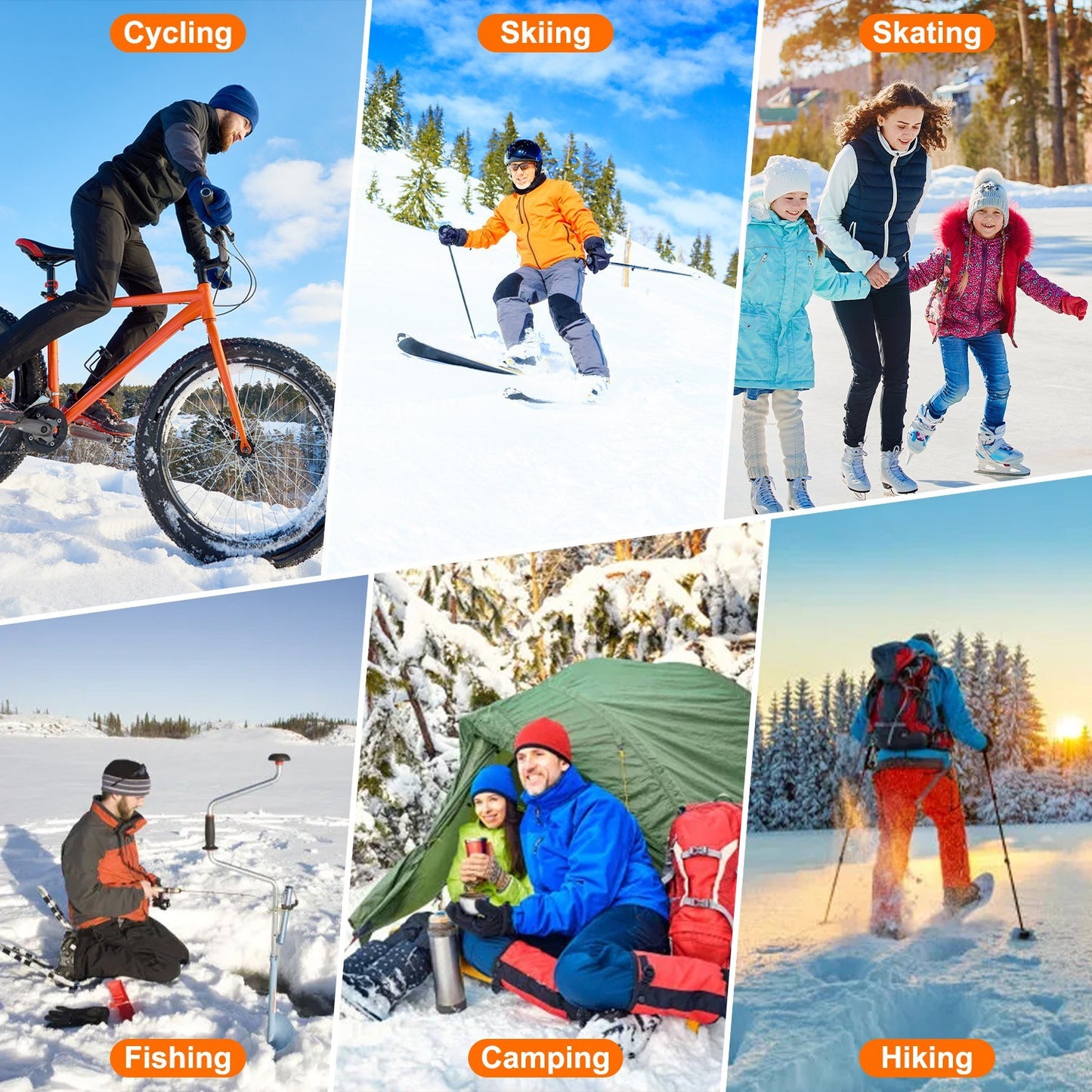 Verwarmde sokken unisex Oplaadbare