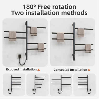 SIOYIE Elektrische verwarmde handdoekrek